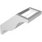 Ekena Millwork 3 1/2-in. W x 6-in. D x 6-in. H Funston Architectural Grade PVC Knee Brace BRCP035X06X06FST - alternate 2